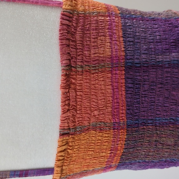 Nadir Positano Cropped Sunset Tartan Bustier - Picture 6 of 10